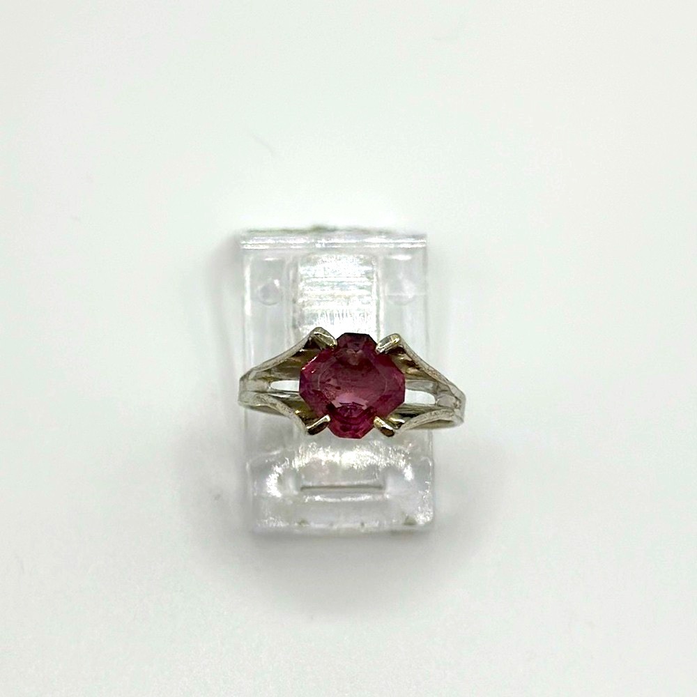 Rhinestone Rock Candy 925 Sterling silver ring ✨